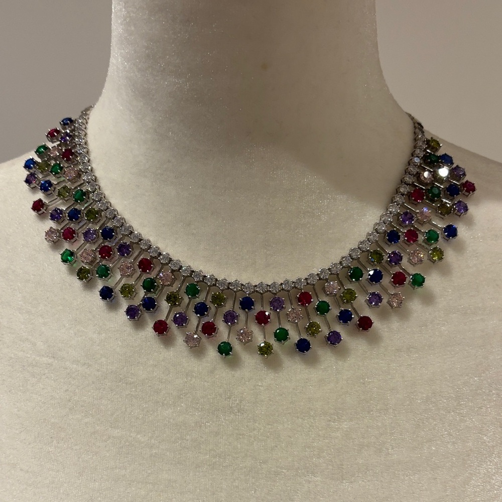 Multicolor Gemstone Necklace
